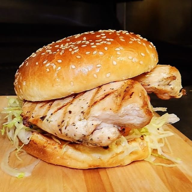 Charbroiled Chicken Breast Sandwich.